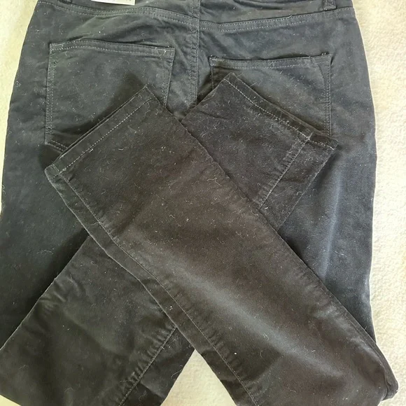 Talbots Black Velvet Petite Pants - Picture 5 of 5